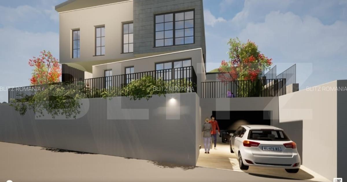 Casa individuala cu 4 camere, garaj, 180 mp, panorama deosebita, zona Vivo - 2