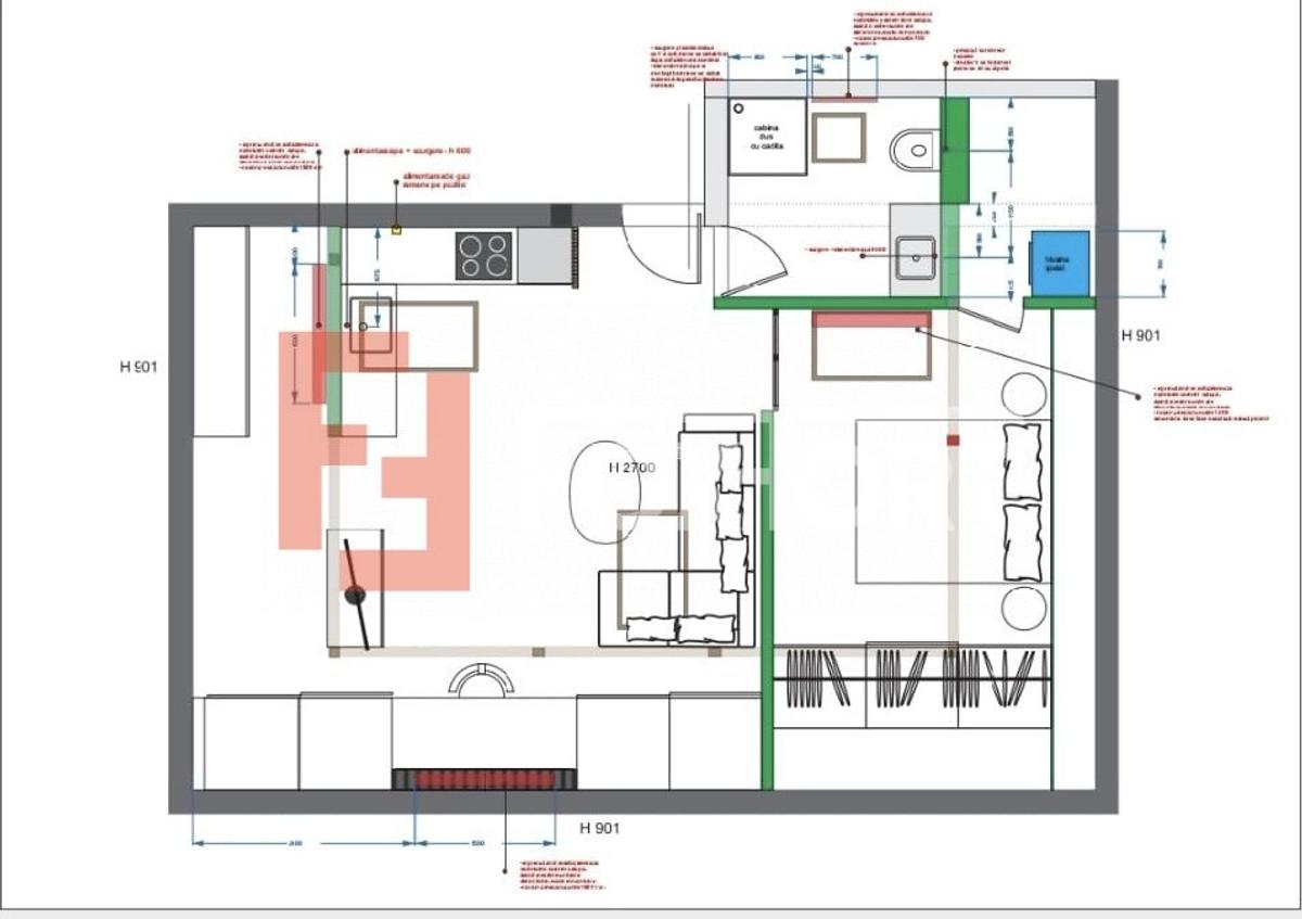 Apartament modern, 2 camere, complet mobilat si utilat in Mosnita - COMISION 0% - 5