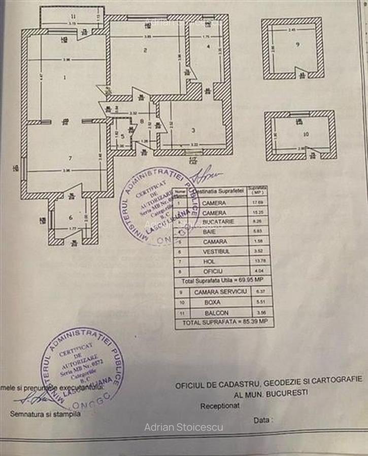 Vanzare apartament 3 camere Calea Grivitei - 1