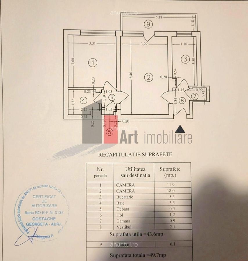 Secuilor, vanzare apartament 2 camere - 3