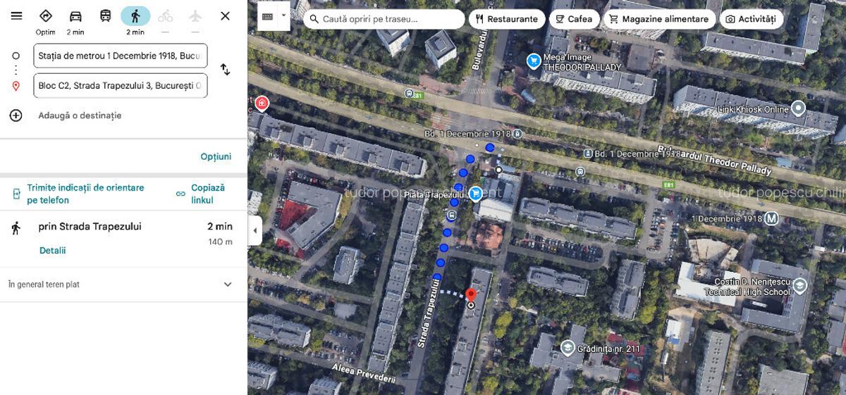 Apartament 3 camere la 1 minut de Metrou statia 1 Decembrie 1918 - 11 Apartament 3 camere la 1 minut de Metrou statia 1 Decembrie 1918 - 11