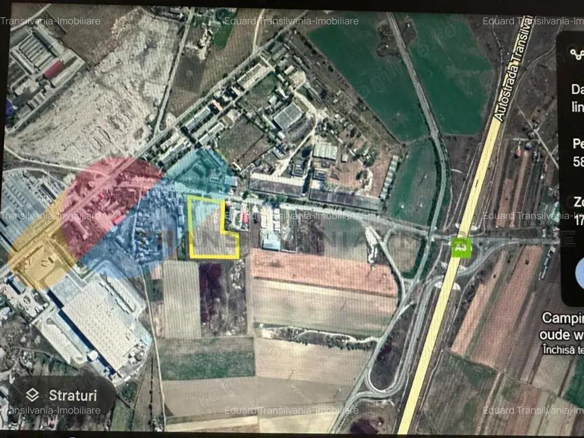 Teren intravilan 17.051 mp, Turda cu acces facil la autostrada - 2