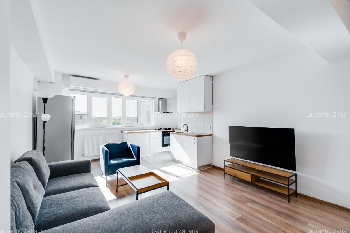 Renovat 2024, 2 camere spatios si luminos, mobilat, centrala proprie, bloc 2017 - 1