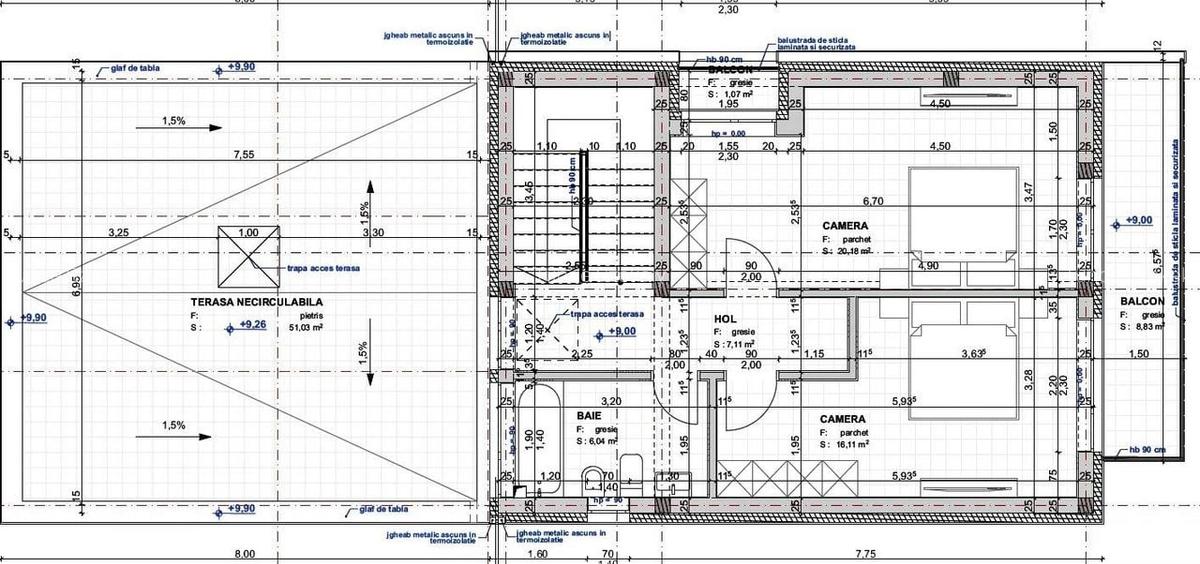 Duplex cu 5 camere în Andrei Mureșanu - 6