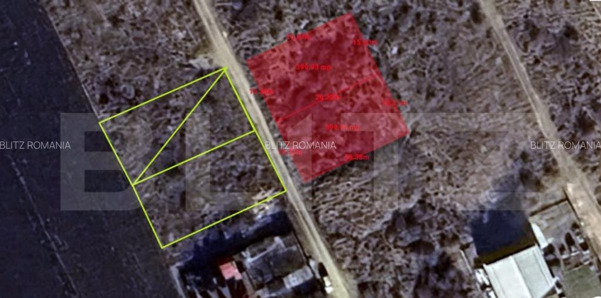 Investitie! Parcele teren extravilan, 400 mp, zona Valea Ch - 6