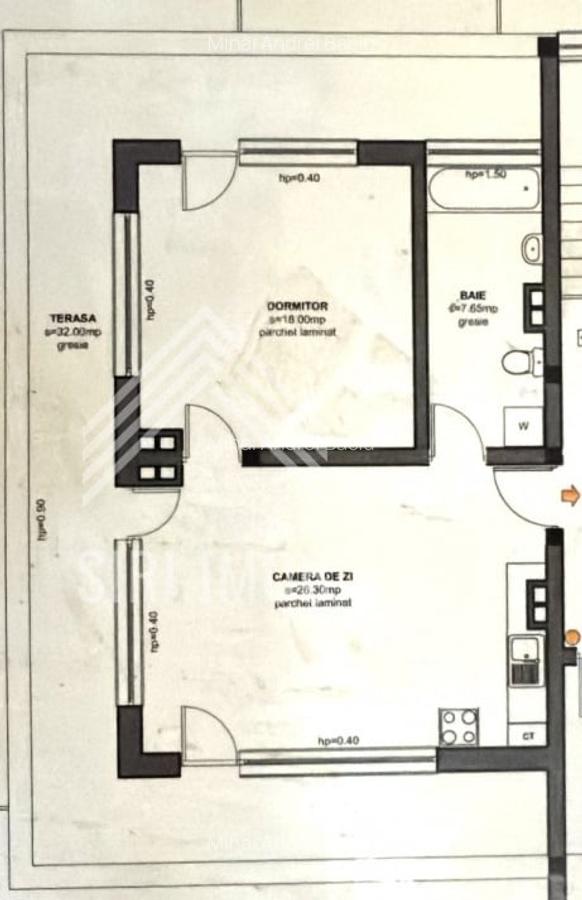Apartament 2 camere, calea Baciului, str.Jupiter, parcare, terasa - 9