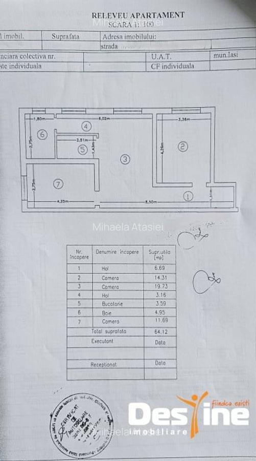 Apartament 3 camere Open Space 64,12 MP zona Bucium - 16