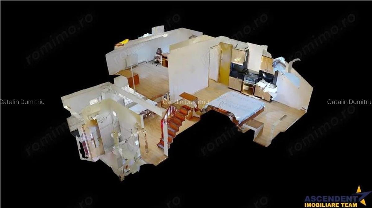 Tur 3D! Apartament trei camere, pe doua niveluri, Garii, Brasov - 16