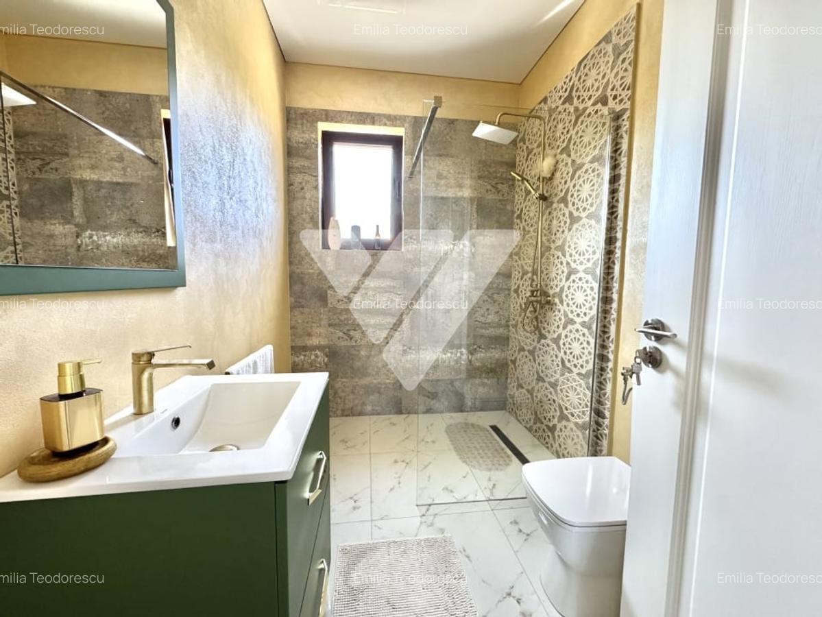 Casa de lux 4 camere terasa pivnita si teren 1007 mp Daia Noua Sibiu - 17