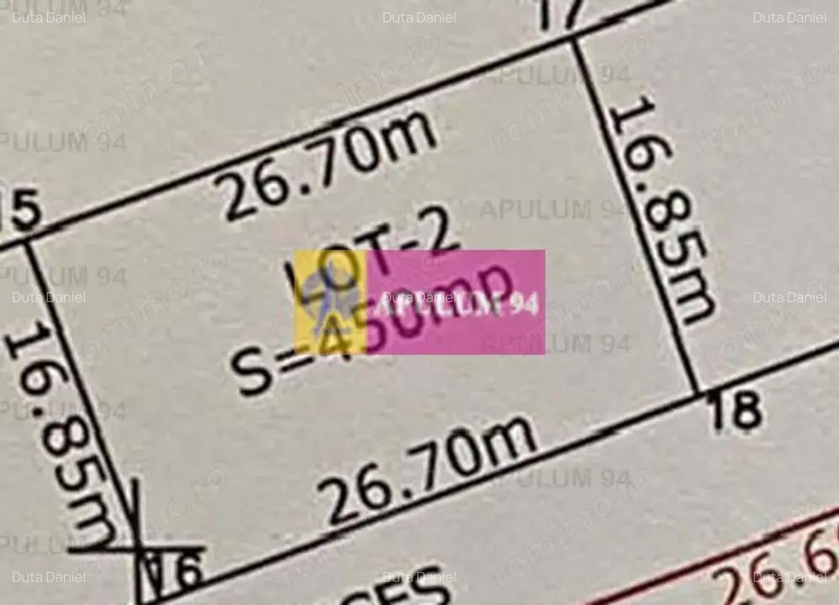 Teren 450mp pentru construc?ie casa - 2