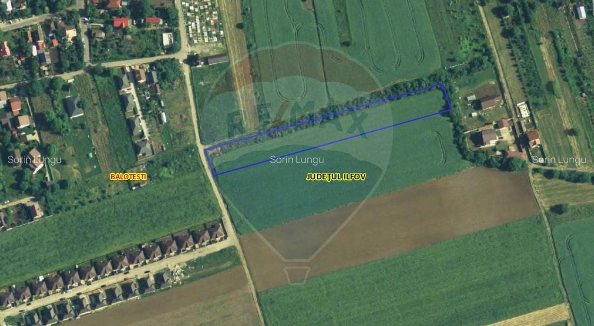 Teren 7,463mp Balotesti / Strada Biserica Sfantul Nicolae - 1