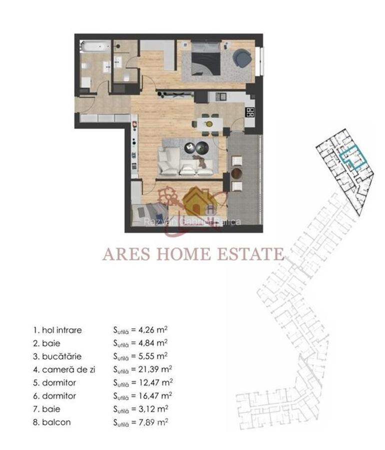 COMISION 0% - Apartamente 3 camere - complex central, Circumvalațiunii - 8