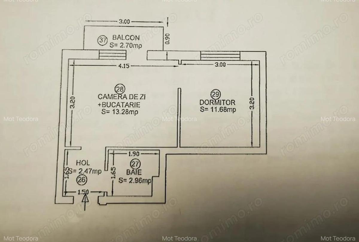 De vanzare apartament 2 camere Complexul Studen?esc - 13