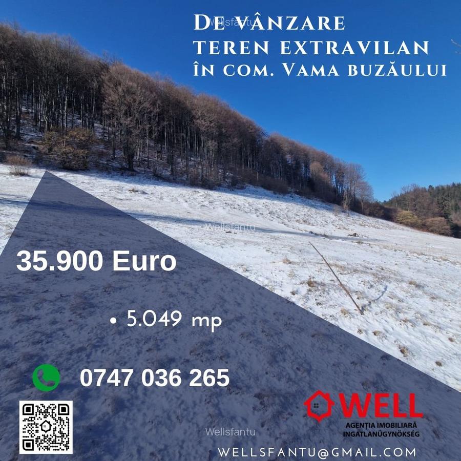 De vânzare teren extravilan în Vama Buzăului! - 1