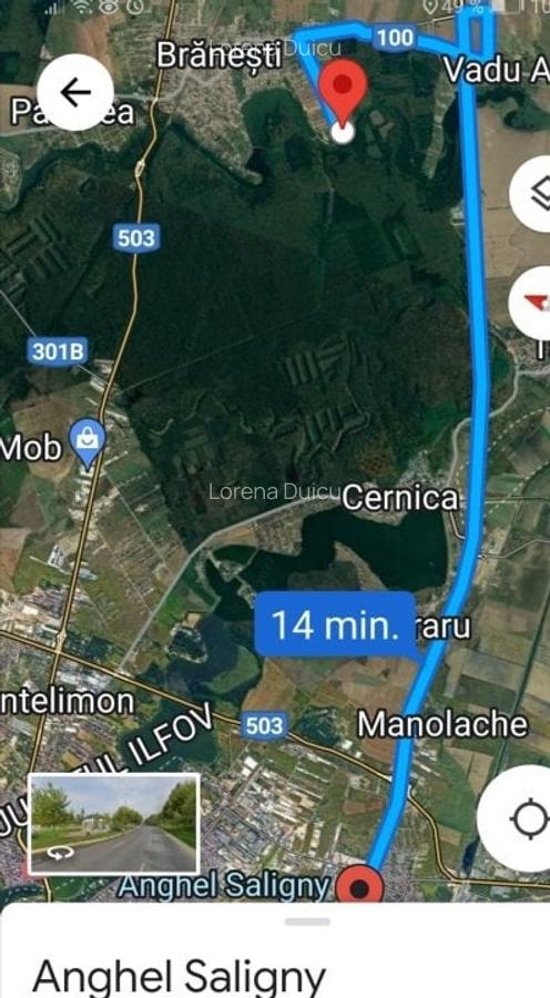 Branesti vanzare terenuri 764 si 1000mp CU UTILITATI langa lac si padure - 5