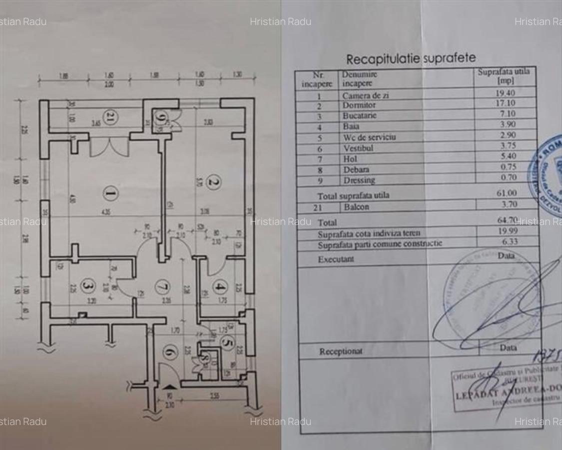 Apartament cu 2 camere decomandat, mobilat în Bucureștii Noi - 16