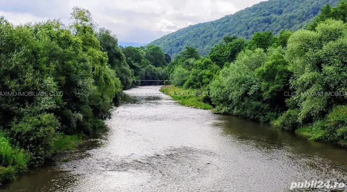 TEREN SUPERB cu rau, padure si parau in Muntii Apuseni - NEGRENI - CLUJ zona retrasa la 300 m de E60 - 6