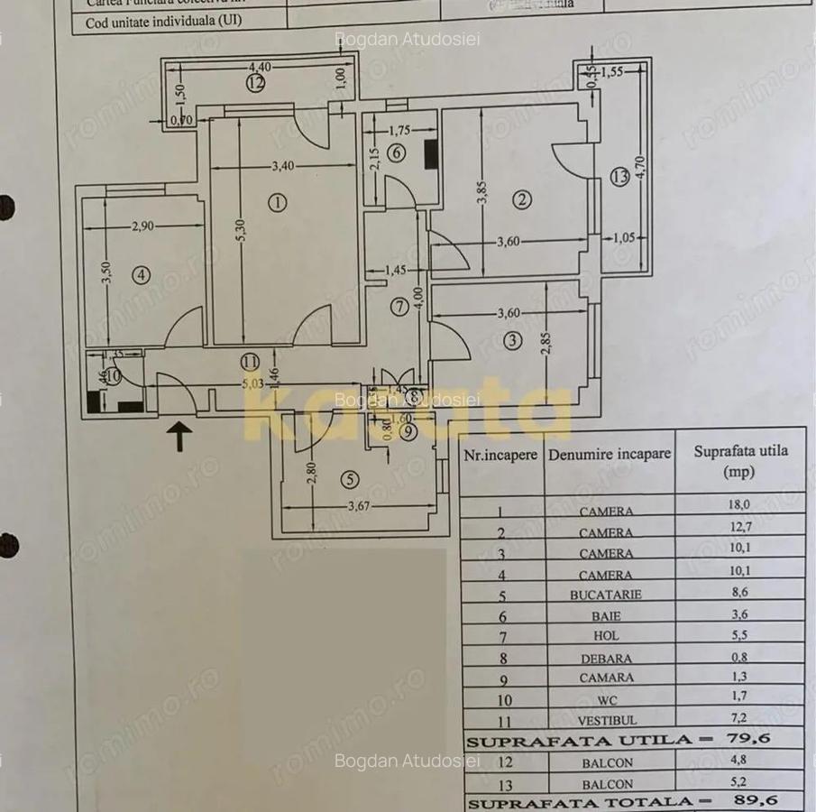 OPORTUNITATE | APARTAMENT 4 CAMERE | DOAMNA GHICA | VEDERE PARC - 10