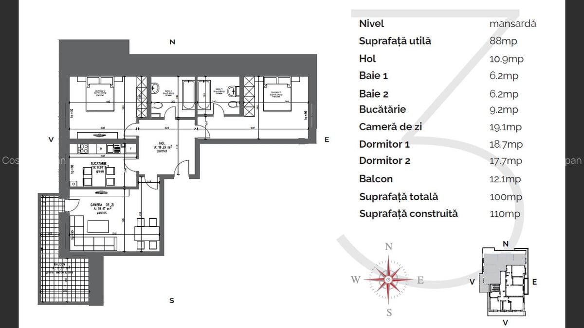 Comision 0% I Pret cu TVA inclus I Apartament 3 camere fabulos! - 17