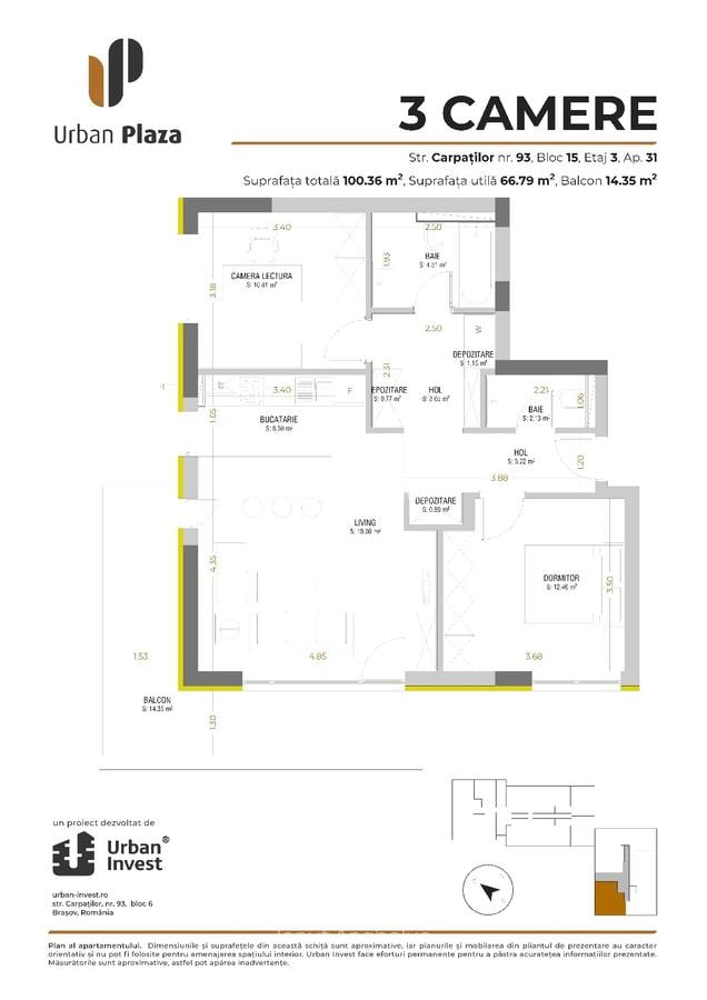 Urban Plaza - Apartamente Premium in Brasov - 10 Urban Plaza - Apartamente Premium in Brasov - 10