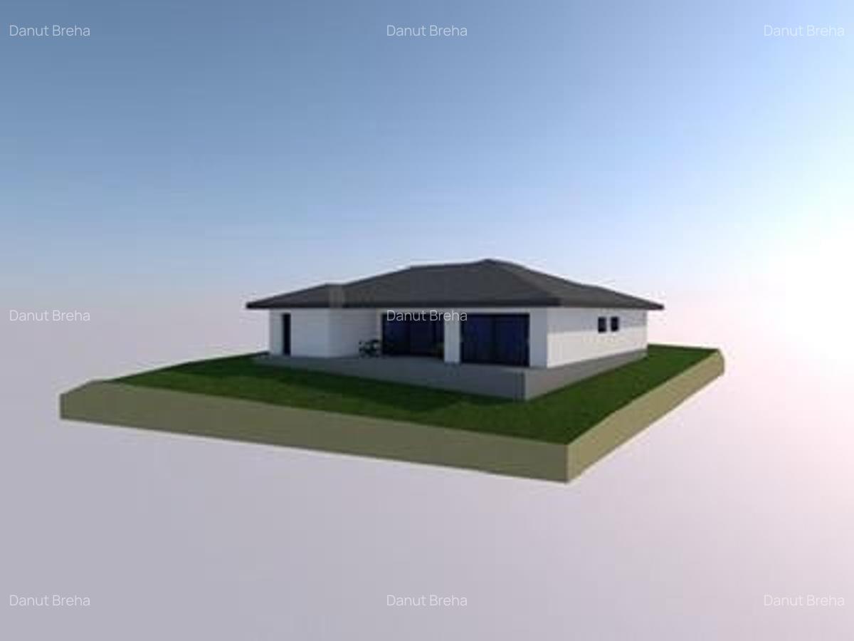 Casa pe un nivel, 164mp, 590mp teren, Chinteni - 1