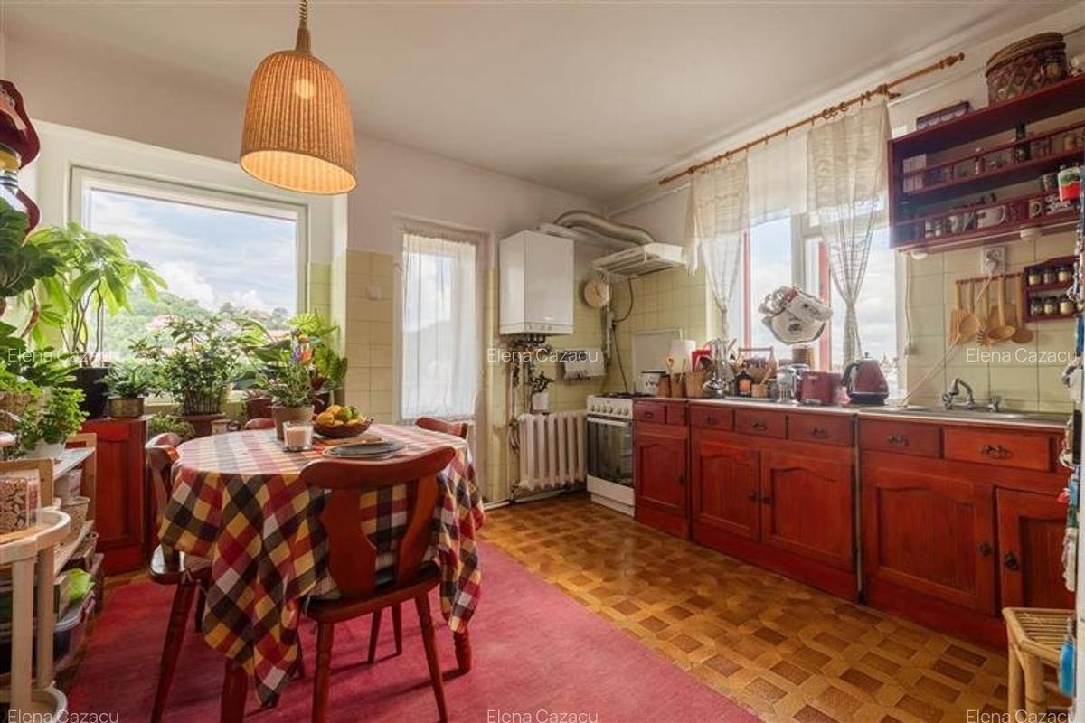 Distinct nivel in vila,5 camere,terase in spectacolul colinei montane,Central,Br - 22