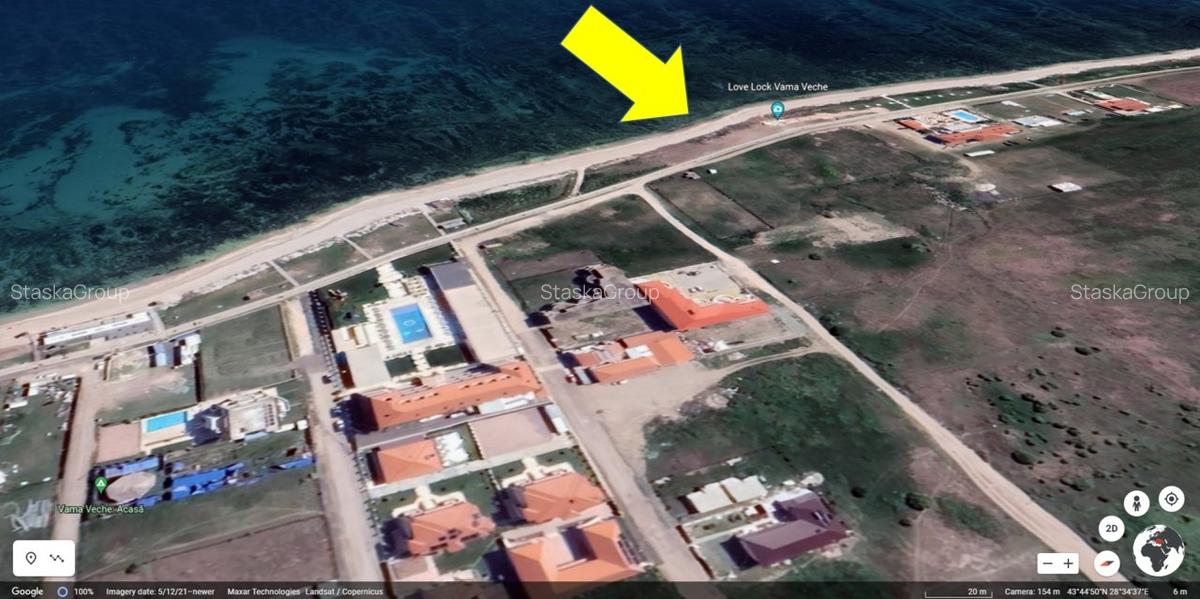 Teren intravilan 3000 mp in vama veche, in prima linie pe plaja - 2 Teren intravilan 3000 mp in vama veche, in prima linie pe plaja - 2