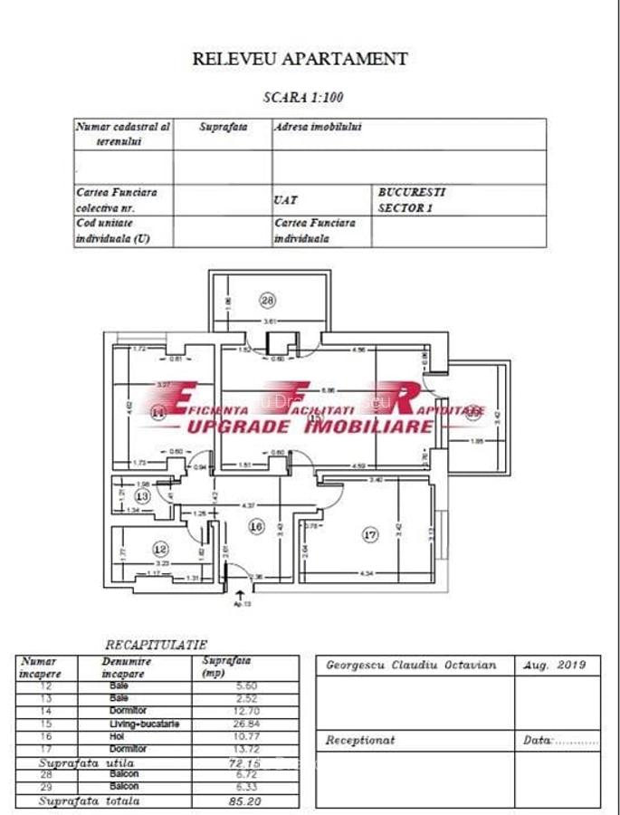 EFR UPGRADE - Apartament cu 3 camere zona Baneasa - Bucurestii Noi - 20