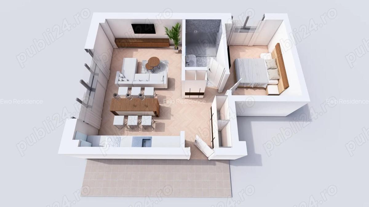 Apartament nou 45 m | Comision 0% - 1250 euro mp - TVA INCLUS - 2