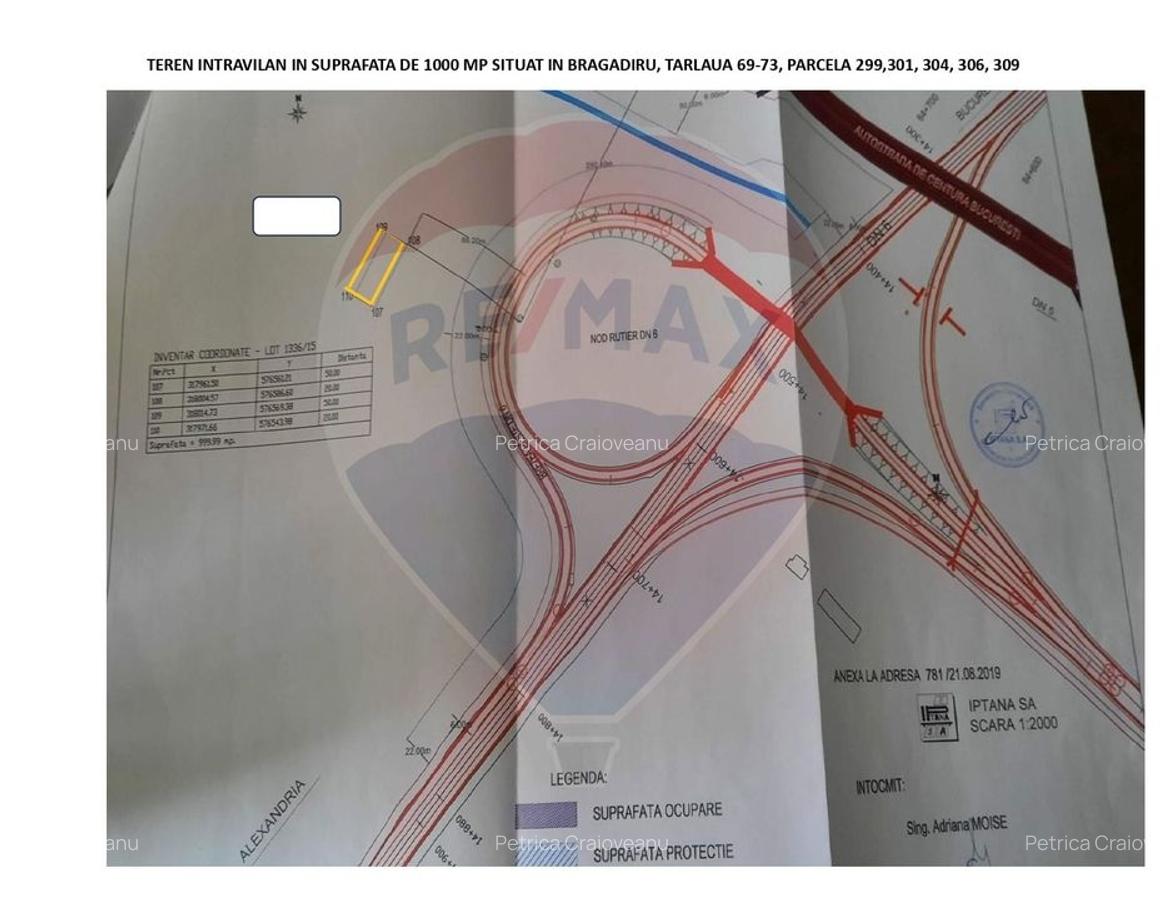 Vanzare teren intravilan in Bragadiru, in  zona "La 3 Viraje" - 2