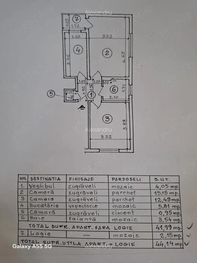 Apartament cu 2 camere decomandat în Floreasca - 1