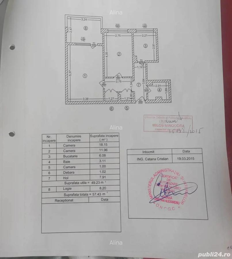 Apartament 2 camere, Teiul Doamnei, sector 2 - 5