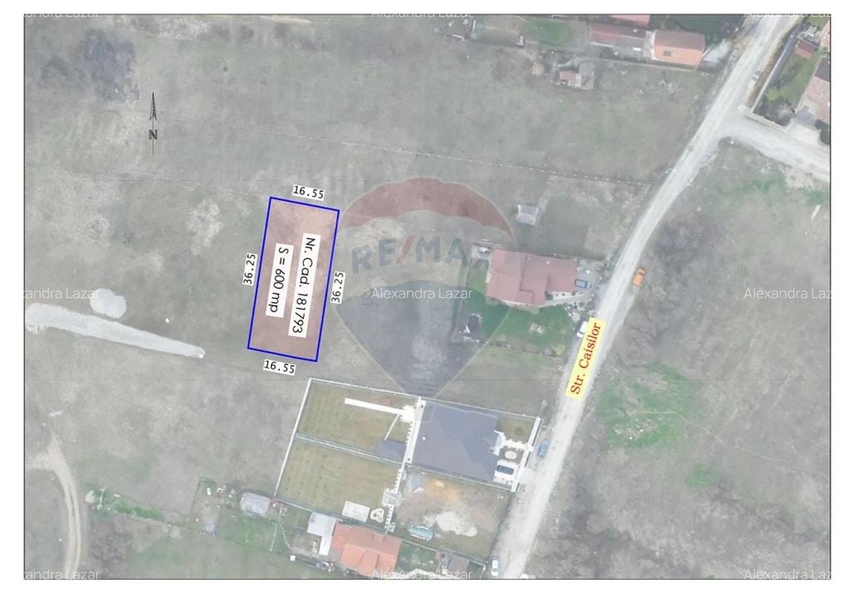 Teren Construcții intravilan de 600 mp, în Dealuri Oradea - 2