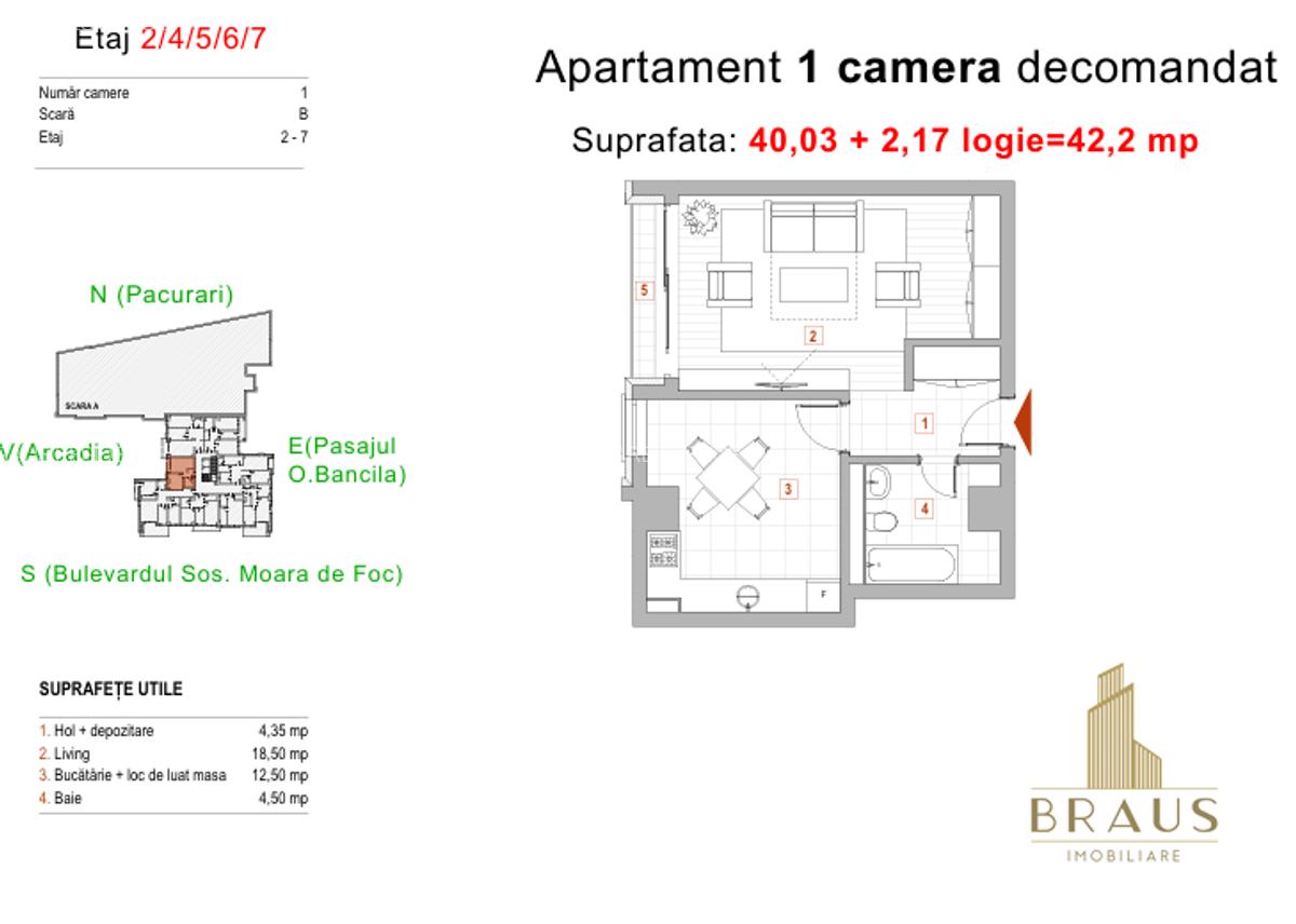 Apt 1 camere decomandat, bucatarie 12 mp FATADA VENTILATA finisaje premium! - 2 Apt 1 camere decomandat, bucatarie 12 mp FATADA VENTILATA finisaje premium! - 2