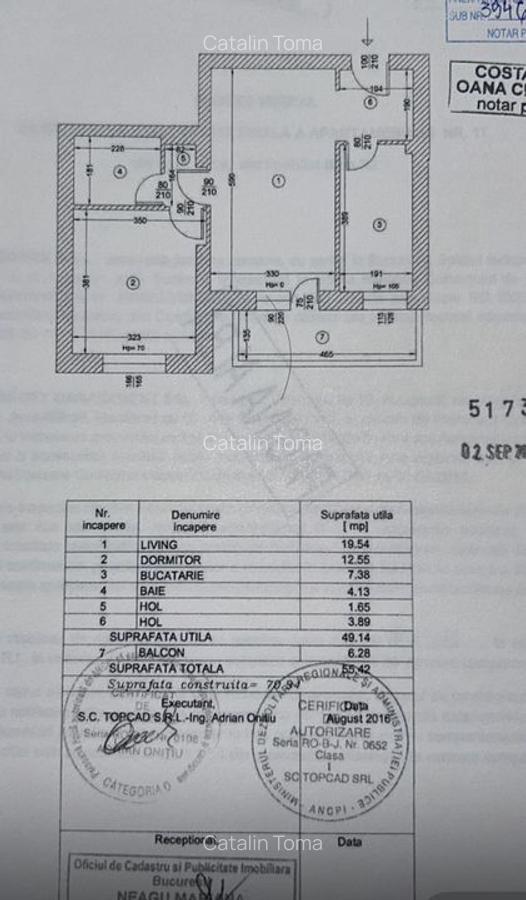 Apartament 2 camere de vânzare - Cotroceni, Onix Residence - 11