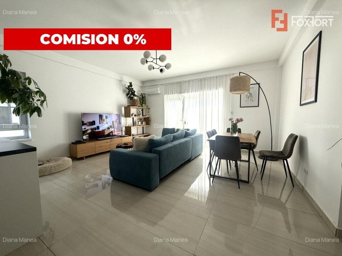 COMISION 0%- Apartament cu 3 camere, mobilat, 2 locuri de parcare, in Dumbravita - 1