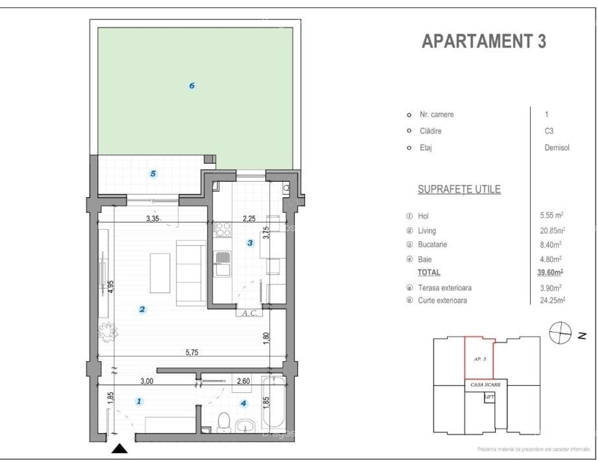 TVA 21% INCLUS! COMISION 0% ! 1 CAMERA CU GRADINA 35MP POPAS PACURARI - 6