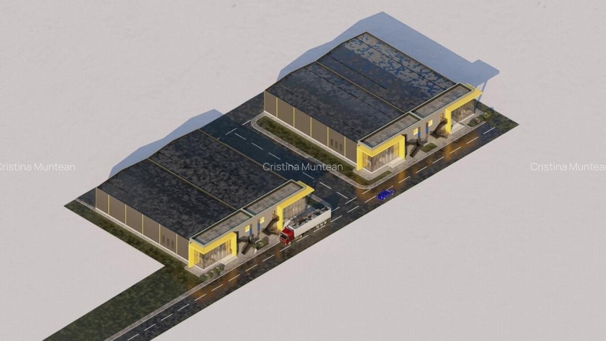 Ansamblu 3 Hale Industriale Clasa A - constructie noua, design modern - Ilfov - 2