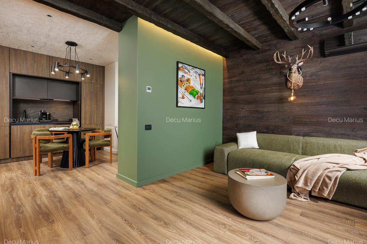 Apartament cu 2 camere nedecomandat, mobilat în Poiana Brașov - 1