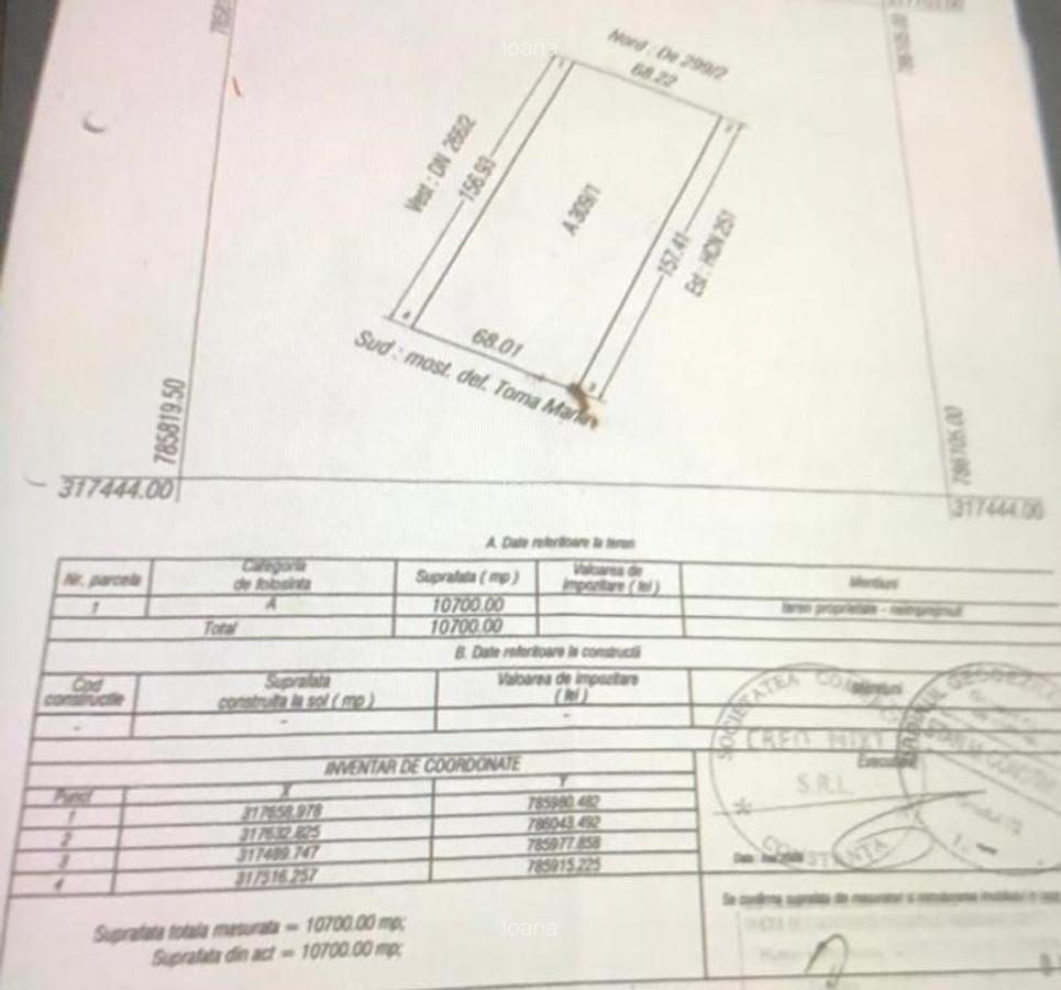 LUMINA TEREN EXTRAVILAN 10.700 MP DESCHIDERE 156 ML PRET 267.500 EURO - 3