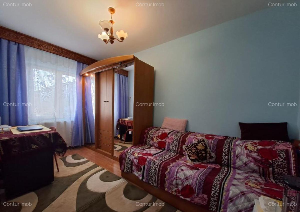 Zona Orizont - 3 camere semidecomandat/balcon/mobilat/centrala/ etaj 2 - 6