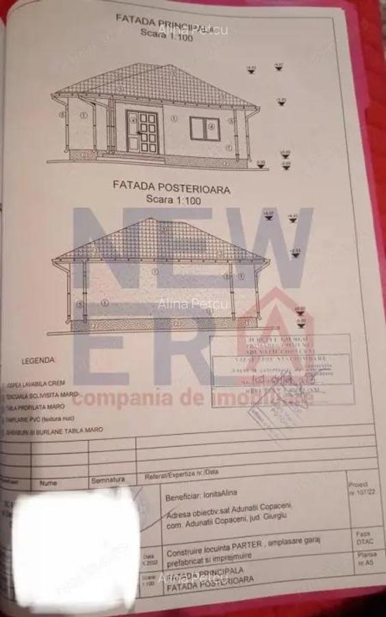 De Vanzare Teren 400 mp cu Autorizatie de contructie Adunatii Copaceni Giurgiu - 13