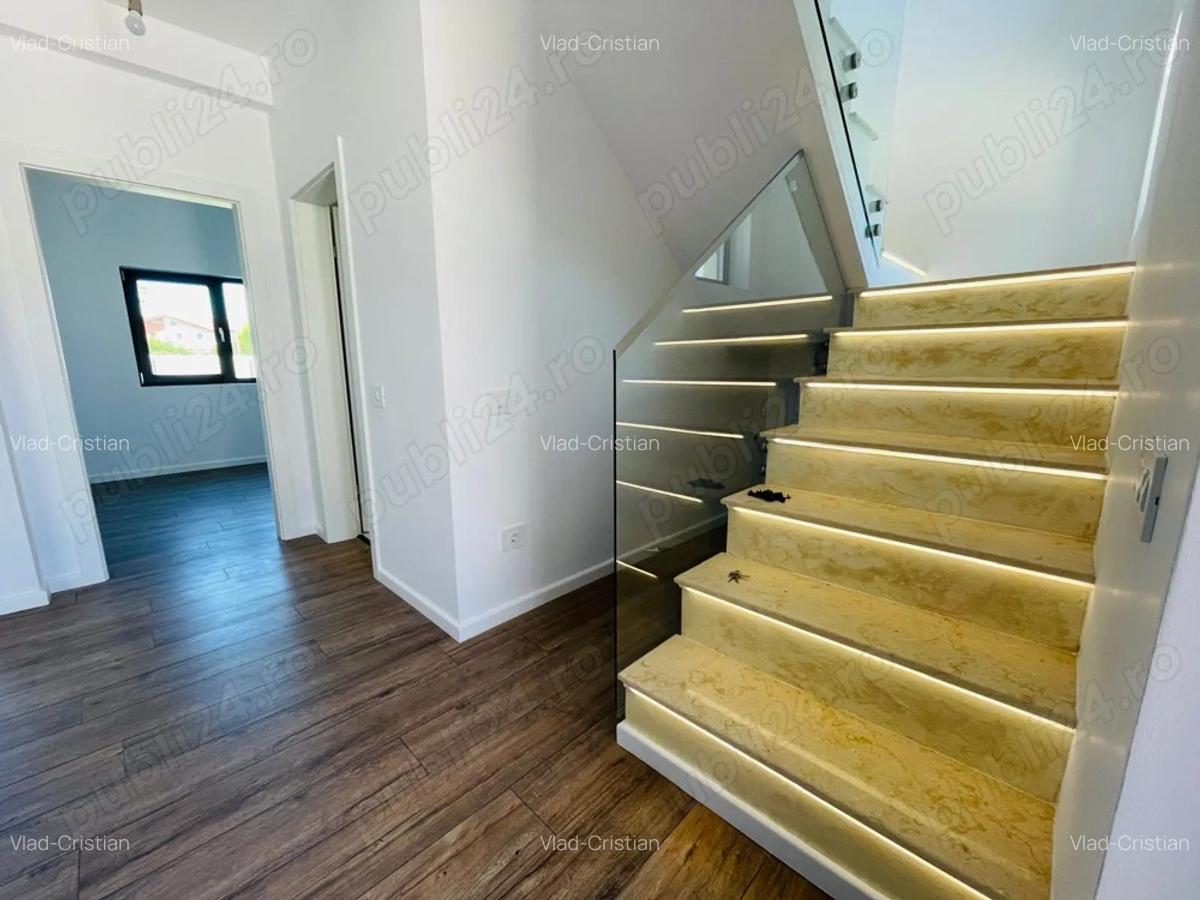 Imobiliare Domnesti 500m teren 3 dormitoare + 3 bai toate utilitatile - 10