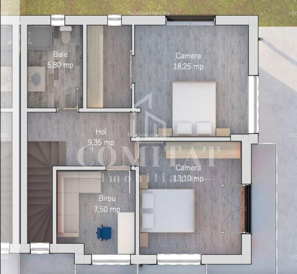 Casă cuplată zona străzii Cătanelor - 9