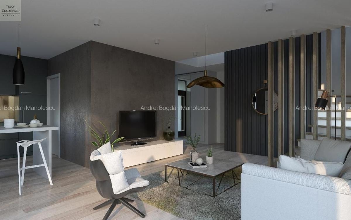Vanzare vila lux  cu arhitectura premium si curte mare in Magurele - 6