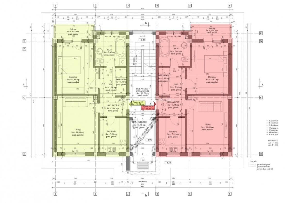 *TVA 21% INCLUS* Apartamente de vanzare cu 2 camere in Visani - 4