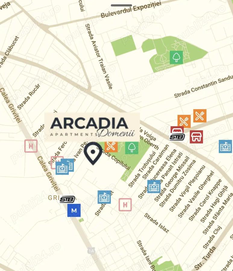 Proprietar inchiriez apartament 2 cam zona Domenii complex Arcadia - 2