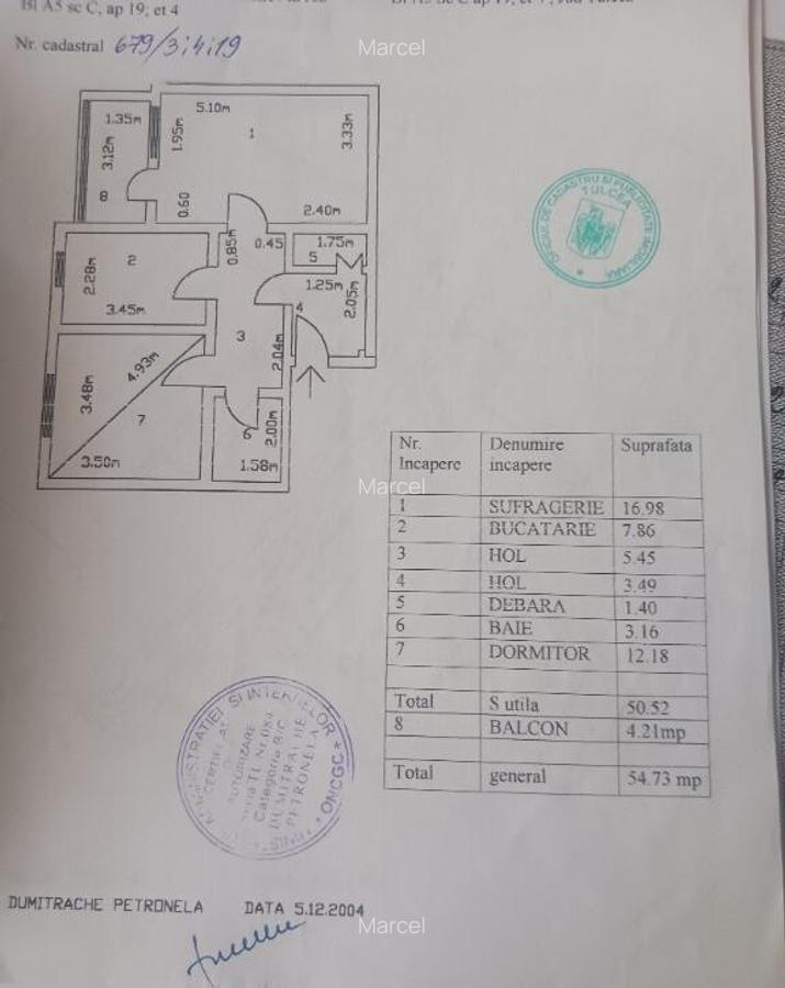 Apartament 2 camere,central,str. Gavrilov Corneliu aproape Piata Noua - 1