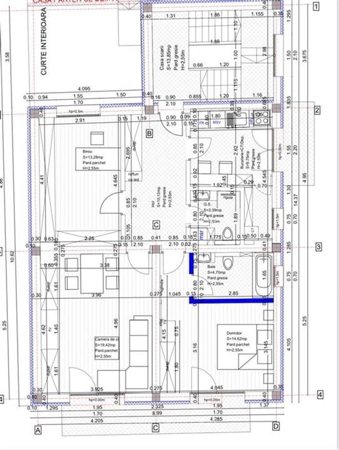 Ocazie ! Apartament 3camere bloc nou Piata Tractorul 148500 e - 2