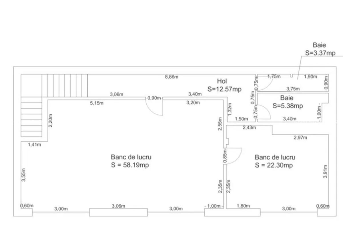Cladire 200 mp, zona Baciu - 2